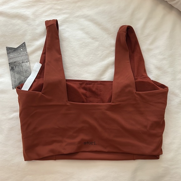 nwt stori cruise long line bra in color brandy size 6 - Picture 6 of 9